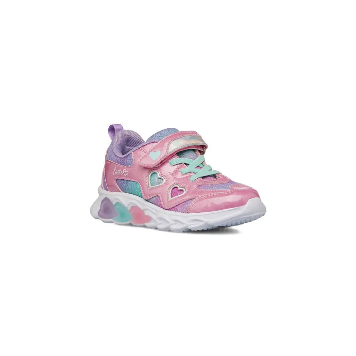 Sneakers Bambina rosa con luci nella suola Le Scarpe di Alice
