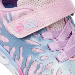 Sneakers Bambina Rosa e Azzurro con Glitter e Luci Le scarpe di Alice