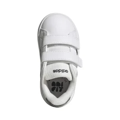 Sneakers Bambino bianche con inserti camouflage adidas Grand Court 3.0