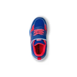 Sneakers Bambino blu e rosse con luci nella tomaia Ducati