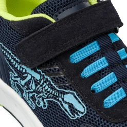 Sneakers Bambino blu e verde con luci nella suola Birilli&Monelli