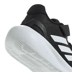 Sneakers bambino primi passi nere Runfalcon 5 con logo adidas