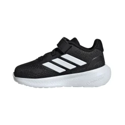 Sneakers bambino primi passi nere Runfalcon 5 con logo adidas