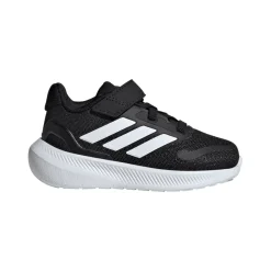 Sneakers bambino primi passi nere Runfalcon 5 con logo adidas