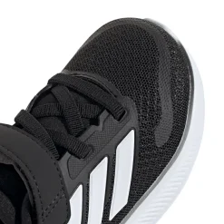 Sneakers bambino primi passi nere Runfalcon 5 con logo adidas