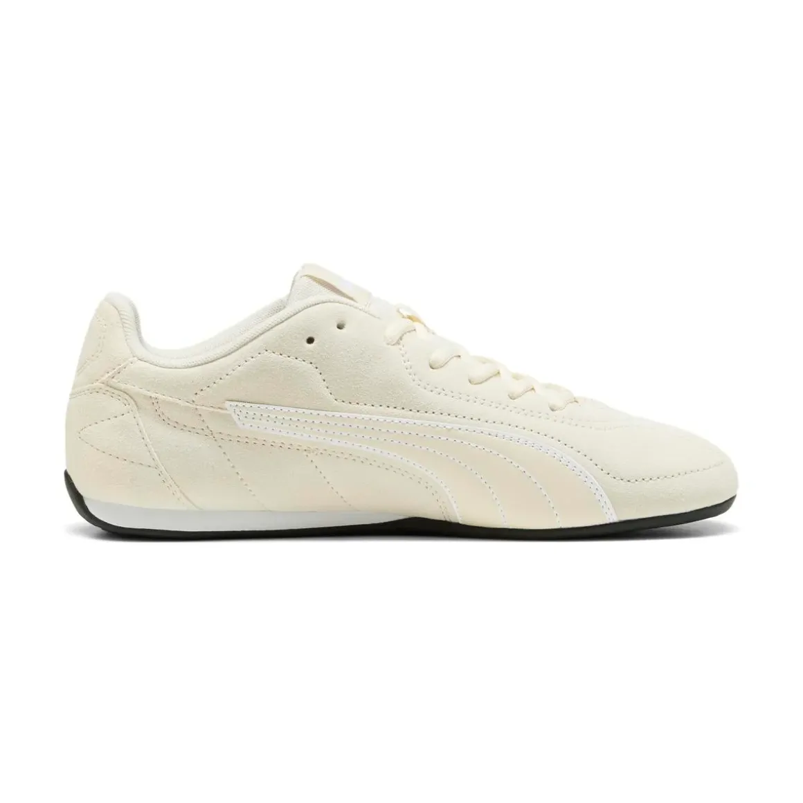 Sneakers Basse da Donna beige effetto scamosciato Puma