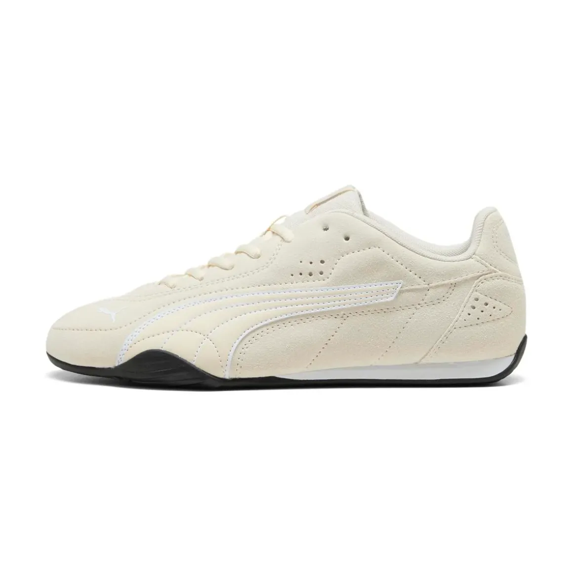 Sneakers Basse da Donna beige effetto scamosciato Puma