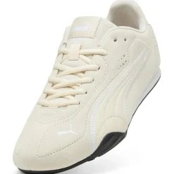 Sneakers Basse da Donna beige effetto scamosciato Puma