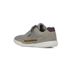 Sneakers basse taupe con dettagli a contrasto da Uomo e logo laterale Ducati