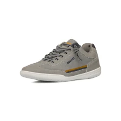 Sneakers basse taupe con dettagli a contrasto da Uomo e logo laterale Ducati