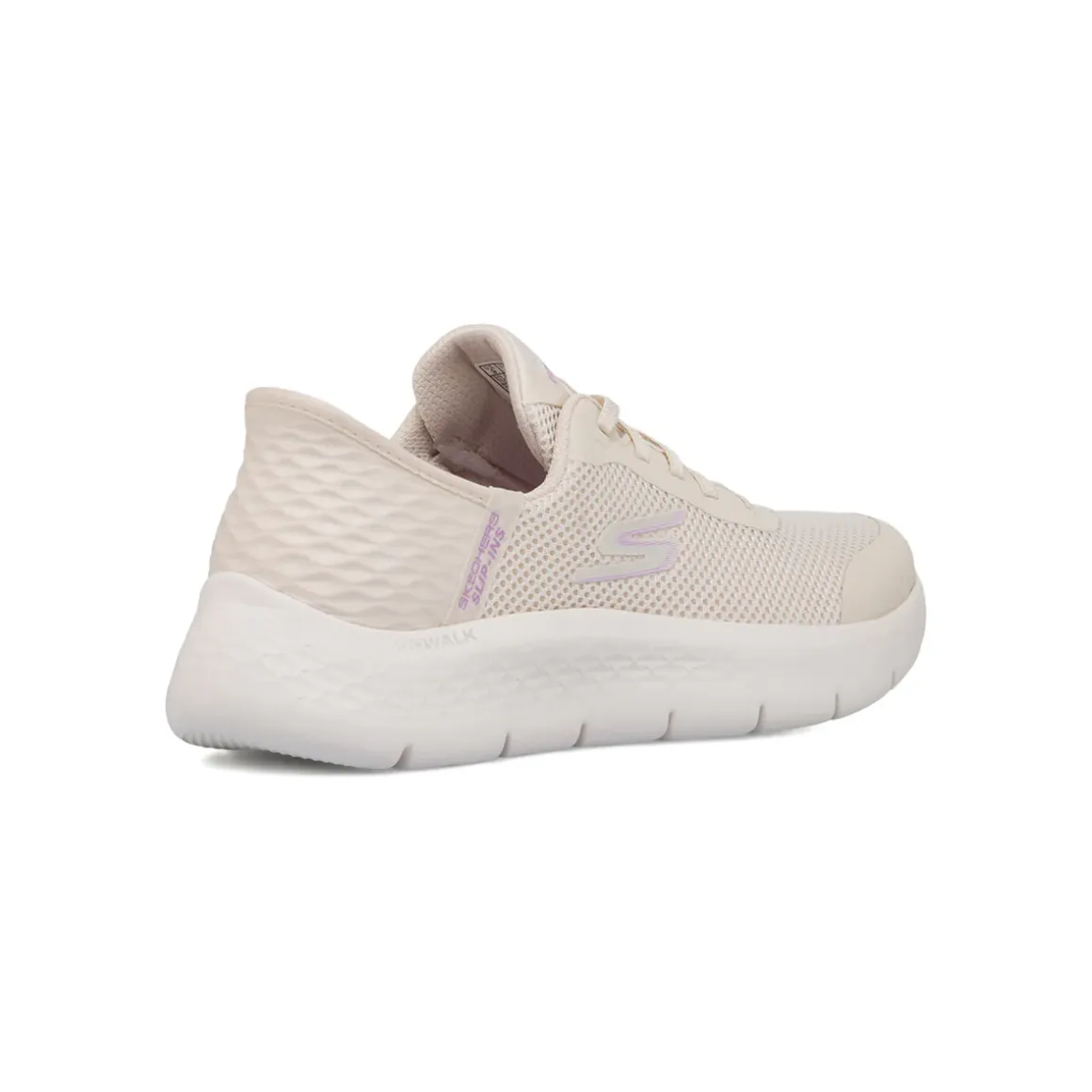 Sneakers beige da Donna con memory foam Skechers Slip-Ins