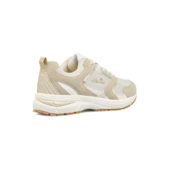 Sneakers Beige da Donna in mesh con inserti effetto scamosciato Ellesse