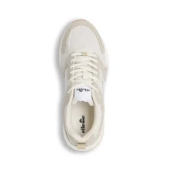Sneakers Beige da Donna in mesh con inserti effetto scamosciato Ellesse