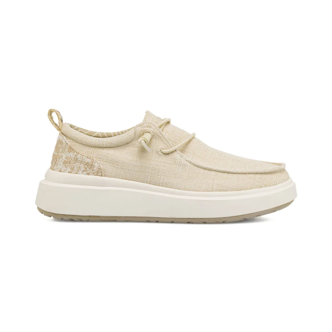 Sneakers Beige da Donna in tessuto effetto tela Jeep Spirit
