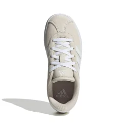 Sneakers beige da ragazza con logo adidas VL Court 3.0