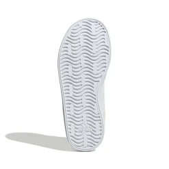 Sneakers beige da ragazza con logo adidas VL Court 3.0