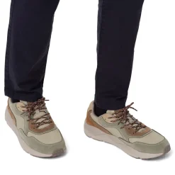 Sneakers beige da Uomo con dettagli a contrasto e lacci frontali Gate 76