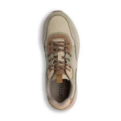 Sneakers beige da Uomo con dettagli a contrasto e lacci frontali Gate 76