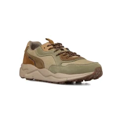 Sneakers beige da Uomo con dettagli a contrasto e lacci frontali Gate 76