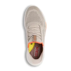 Sneakers beige da Uomo con Memory Foam Skechers Slade Slip-ins