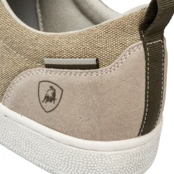 Sneakers beige da Uomo in tessuto e dettaglio logo Tonino Lamborghini