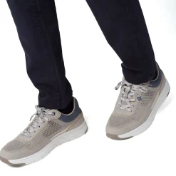 Sneakers beige in tessuto mesh da Uomo Glams