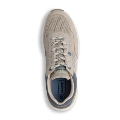 Sneakers beige in tessuto mesh da Uomo Glams