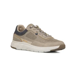 Sneakers beige in tessuto mesh da Uomo Glams