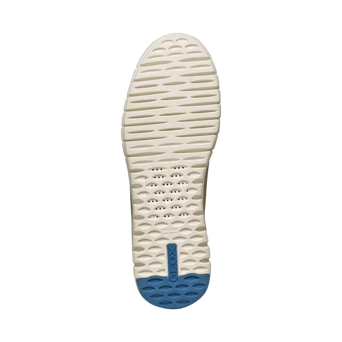 Sneakers Beige Uomo effetto scamosciato con suola traspirante Geox Fast In