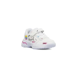Sneakers bianche Bambina con grafiche colorate e strappo Primigi