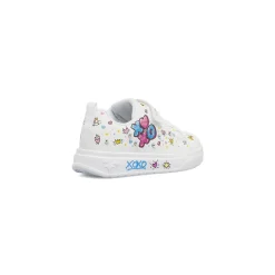 Sneakers Bianche Bambina con grafiche pop colorate e borchie Primigi