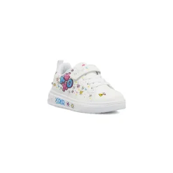 Sneakers Bianche Bambina con grafiche pop colorate e borchie Primigi
