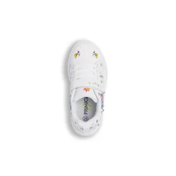 Sneakers Bianche Bambina con grafiche pop colorate e borchie Primigi