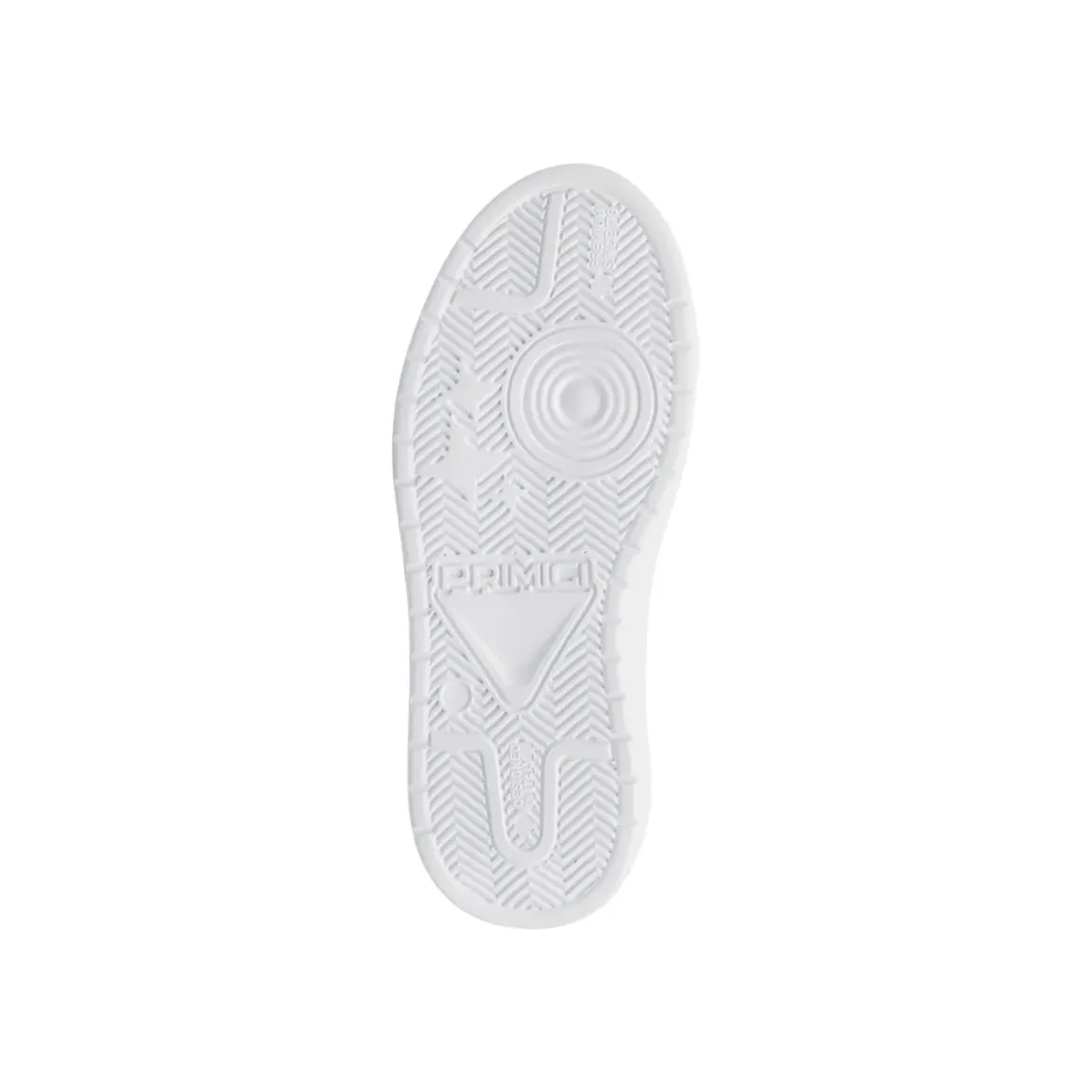 Sneakers bianche Bambina con stampe cuore graffiti e borchie Primigi