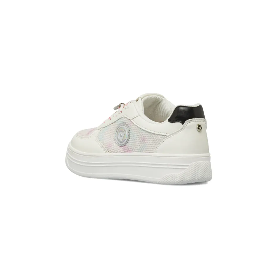 Sneakers Bianche Bambina con dettagli iridescenti Dimensione Danza