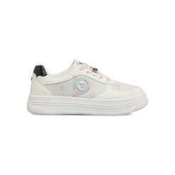 Sneakers Bianche Bambina con dettagli iridescenti Dimensione Danza