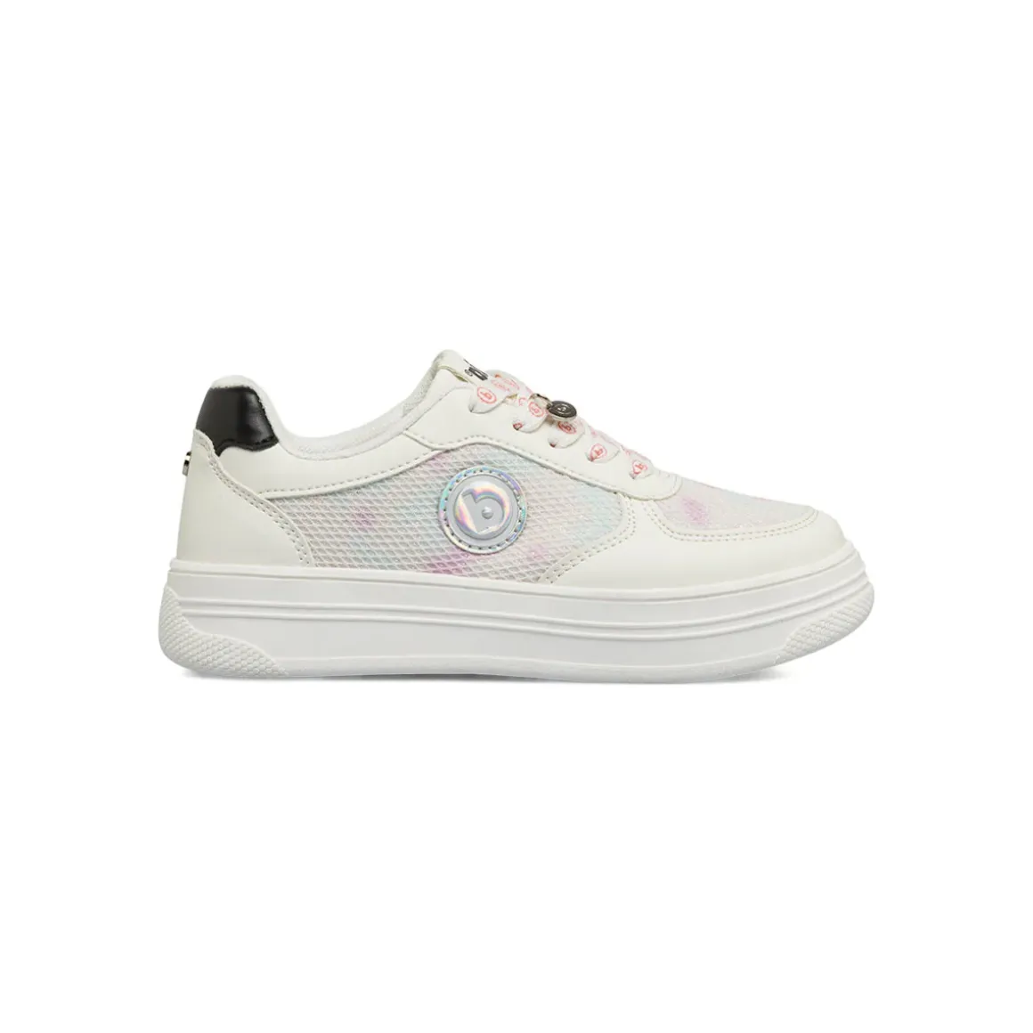 Sneakers Bianche Bambina con dettagli iridescenti Dimensione Danza