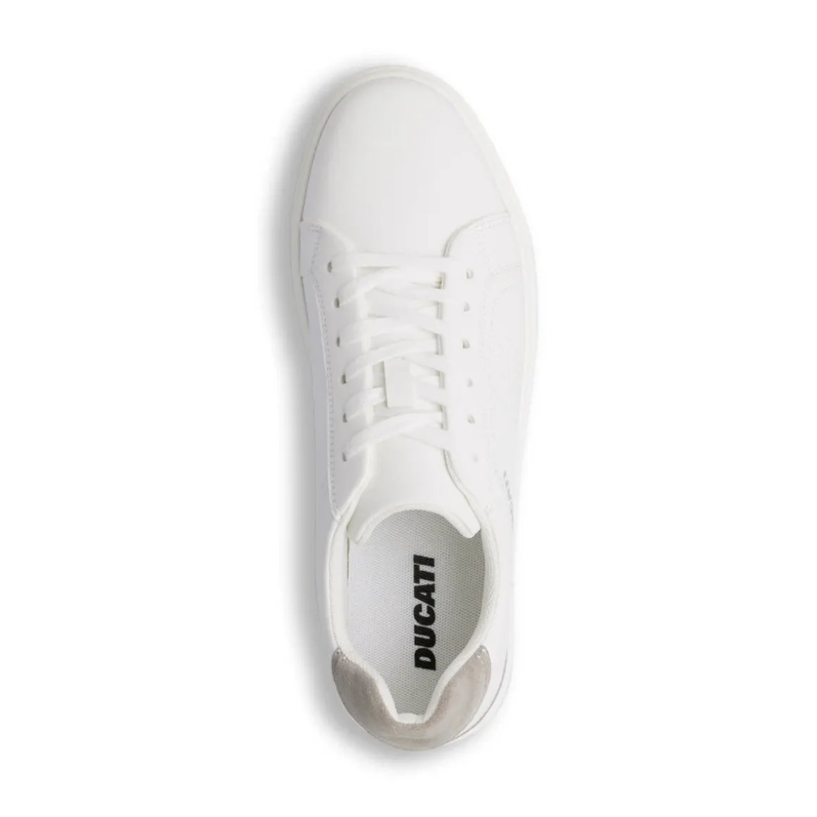 Sneakers bianche con dettagli grigi da Uomo Ducati