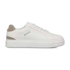 Sneakers bianche con dettagli grigi da Uomo Ducati