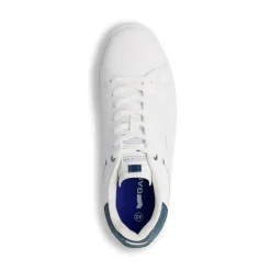 Sneakers bianche con dettaglio blu da Uomo e con logo Gas