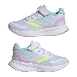 Sneakers bianche con dettagli pastello da Bambina RUNFALCON 5 adidas
