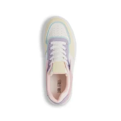 Sneakers bianche con inserti multicolore da Donna Lora Ferres