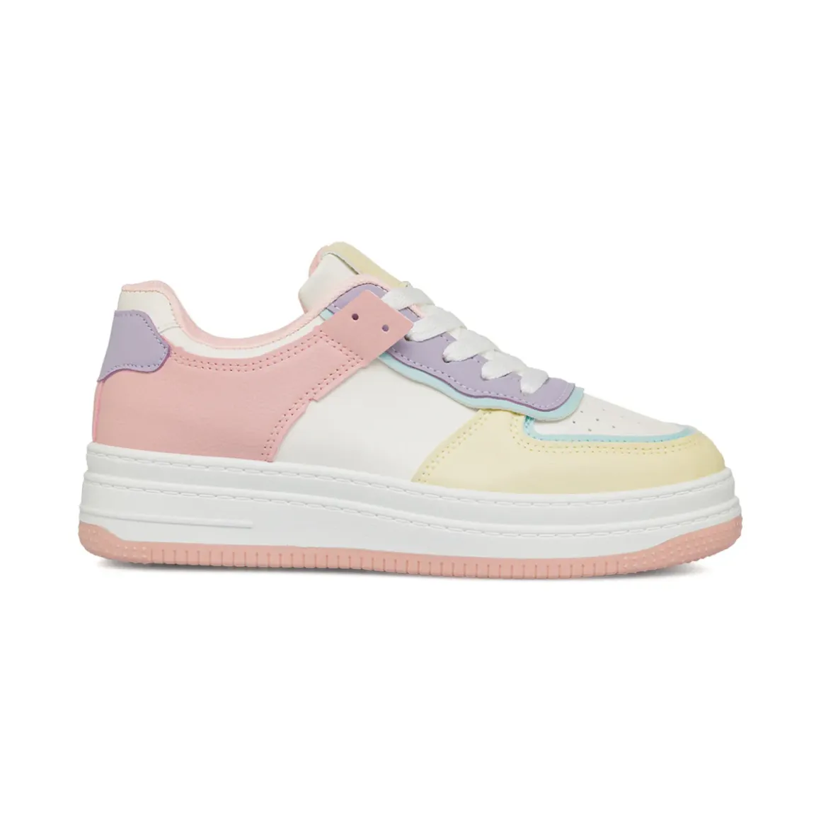 Sneakers bianche con inserti multicolore da Donna Lora Ferres
