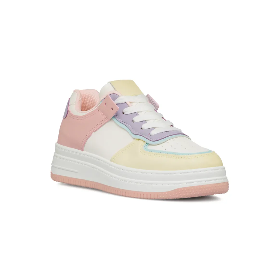 Sneakers bianche con inserti multicolore da Donna Lora Ferres
