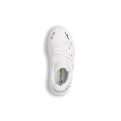 Sneakers bianche da Bambina con stampe multicolore glitter Primigi