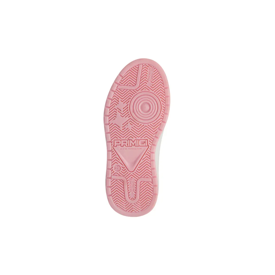 Sneakers bianche da Bambina con stampe multicolore glitter Primigi