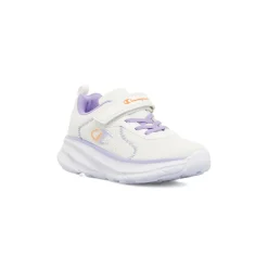 Sneakers bianche da Bambina con strappo e dettagli lilla Champion
