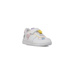 Sneakers bianche da Bambina con fiori Le scarpe di Alice