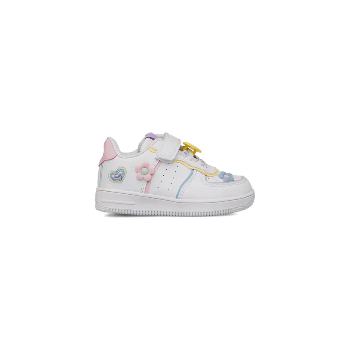 Sneakers bianche da Bambina con fiori Le scarpe di Alice