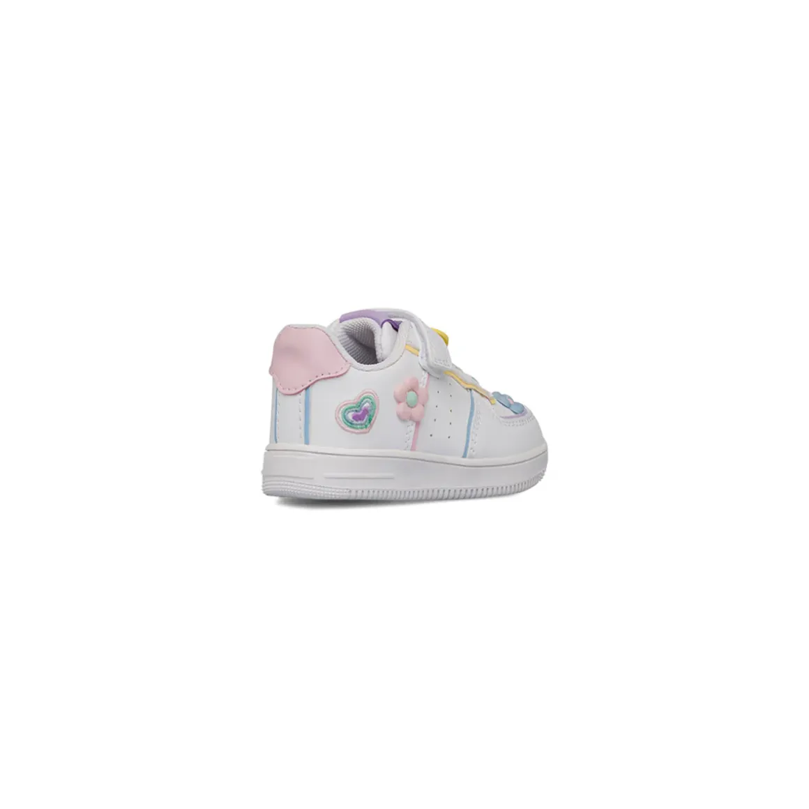 Sneakers bianche da Bambina con fiori Le scarpe di Alice